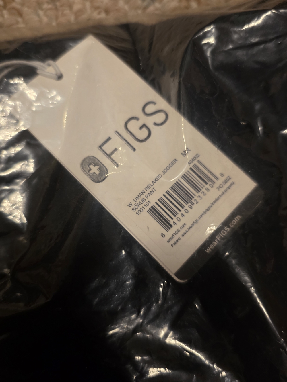 Figs Black Women's Relaxed Jogger Scrub Pant
